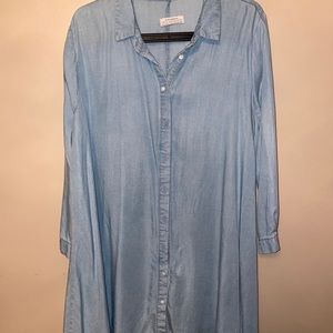 Zara Denim Chambray shirt